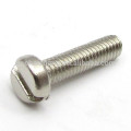 Customized steel nickle plating slotted pan head cap screw